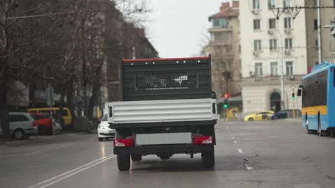 Sofia, Bulgaria - Noe 15, 2024: Cargo transportation truck van vehicle drive on Stock Footage 250172288