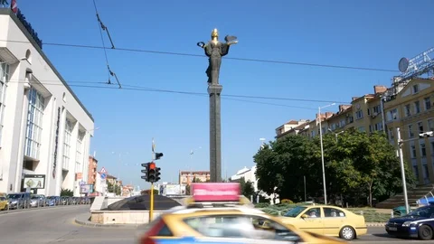 Sofia, Bulgaria, Saint Sofia Monument Stock Footage 112341419