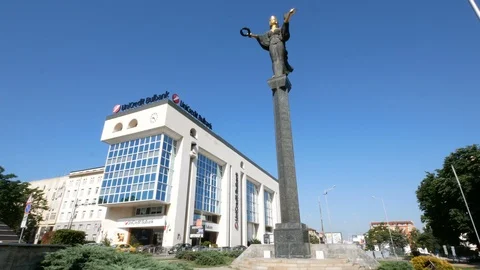 Sofia, Bulgaria, Saint Sofia Monument Stock Footage 112341605