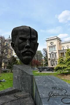 Sofia, Bulgaria - September 15, 2016: Monument to Stefan Stambolov - a Bulgar Stock-Fotos