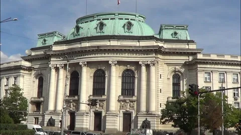 Sofia, Bulgaria, University by name of Clement of Ohrid 動画素材 320369611