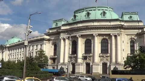 Sofia, Bulgaria, University by name of Saint Clement of Ohrid Stock Footage 320369692