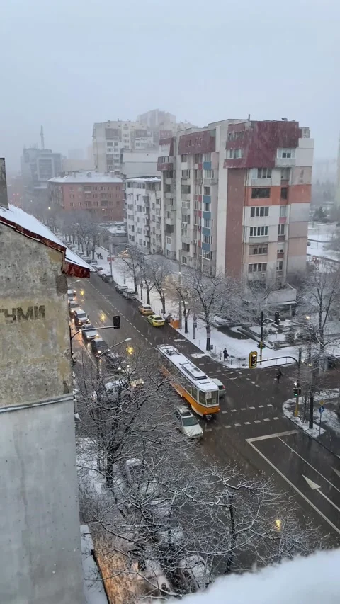 Sofia Bulgaria Winter 스톡 동영상 220107705
