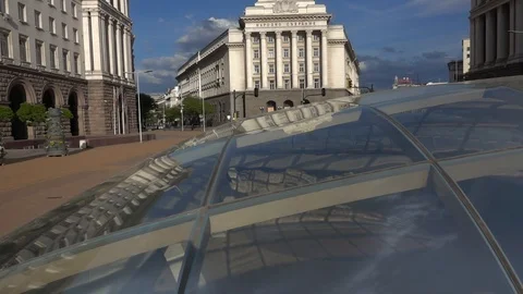 Sofia center Parliament Vertical Stock-Footage 108114627