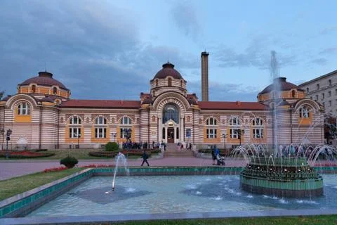 Sofia Central Mineral Baths, Bulgaria Stock Photos