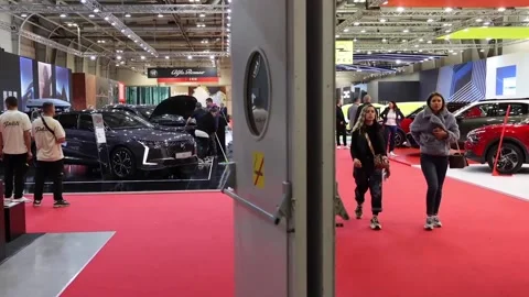 Sofia International Motor Show kicks off, Sofía, BG - 18 Oct 2024 Stock Footage 288476586