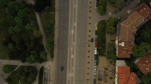 Sofia Lozenetz Overhead Street Stock Footage 116306174