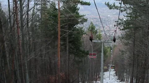 Sofia as seen from above Stock Footage 21992971