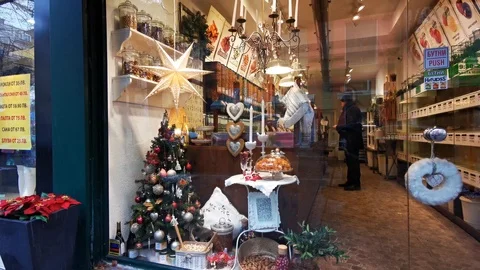 Sofia Snow 5 Shop Stock Footage 122276224