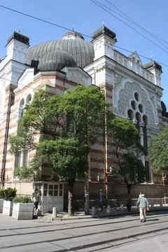 Sofia Synagogue in Bulgaria Stock-Fotos