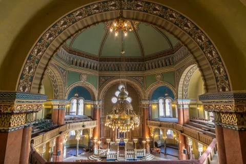 Sofia Synagogue during the corona virus Foto stock
