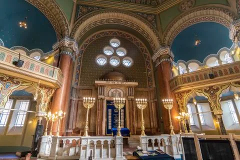 Sofia Synagogue during the corona virus Stock Photos