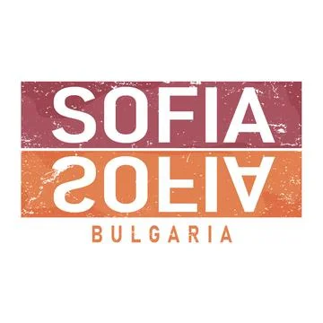 Sofia typography design vector, for t-shirt, poster and other uses Stock Illustration