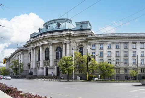 The Sofia University building in Sofia, Bulgaria Stock Photos