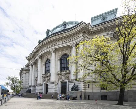 The Sofia University building in Sofia, Bulgaria Stock Photos