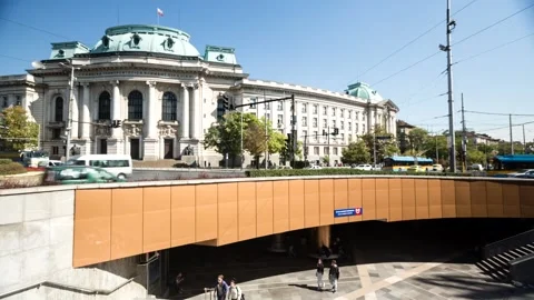 Sofia University, Sofia, Bulgaria Stock Footage 148179007
