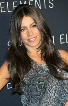  Sofia Vergara at the Swarovski Elements 22 Ways To Say Black event in New... Stock Photos