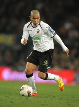 Sofiane Feghouli of Valencia CF Stock Photos