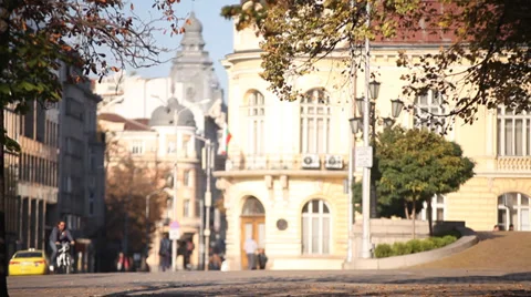 Sofia's street scene Vídeo Stock 38121622