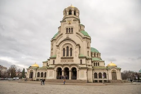 Sofie - March 5, 2020: St. Alexander Nevsky Cathedral Foto stock