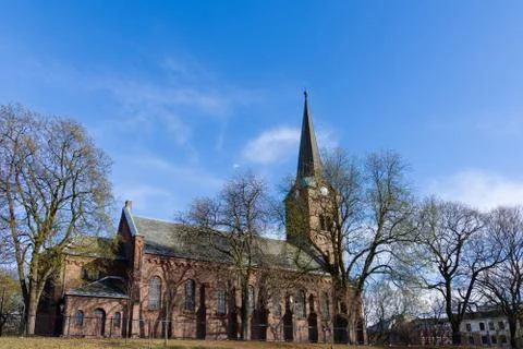Sofienberg Church is located at Sofienberg in Oslo, Norway and is designed by Stock Photos