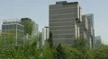 Sofitel Hotel Buildings Clear Air Day Chinese City Beijing China CBD Office HD Footage