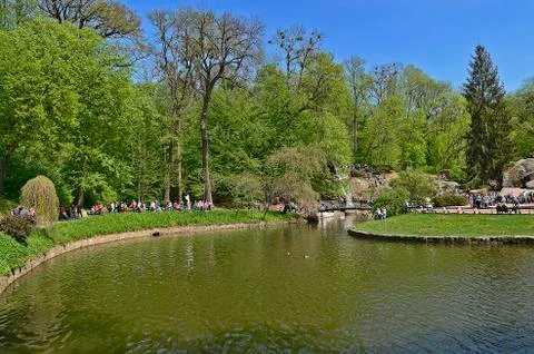 Sofiyivka National Dendrological Park Stock Photos