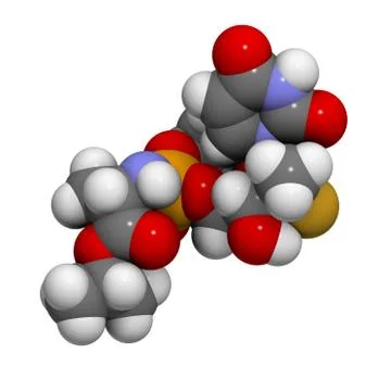 Sofosbuvir experimental (2013) hepatitis c virus drug, chemical structure. Stock Illustration