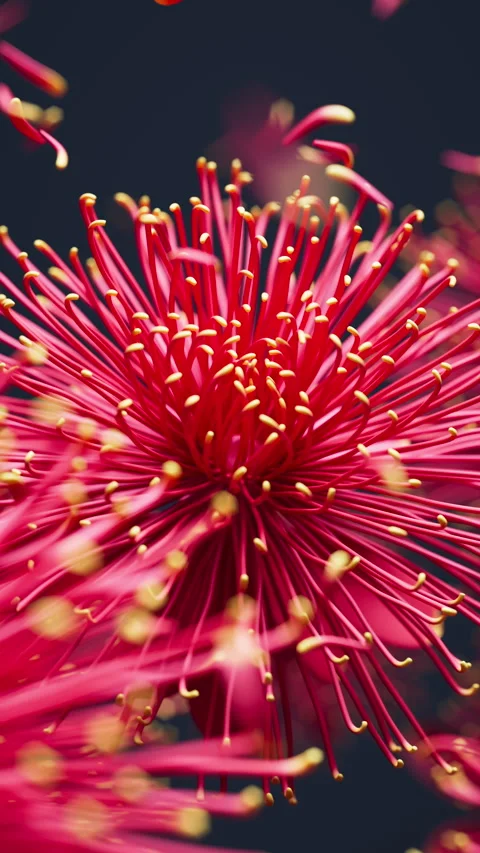 Soft 3D loop of chrysanthemums with slow swirling petals. 스톡 동영상 322018181