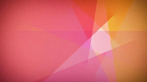 Soft abstract 4K geometric design with warm pink, orange, and yellow hues, .. Stock-Illustration