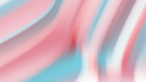 Soft Abstract Background with Flowing Pink and Blue Waves Stock Footage 338123866