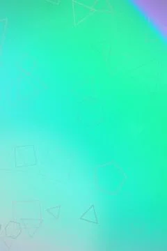 Soft abstract background with subtle floating geometric outlines over a smo.. 스톡 일러스트