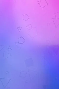 Soft abstract background with subtle geometric shapes floating over a smoot.. 스톡 일러스트