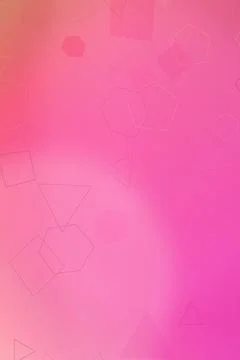 Soft abstract background with subtle geometric shapes on a pink gradient, c.. 스톡 일러스트