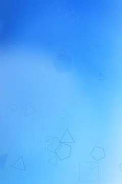Soft abstract blue gradient background with subtle geometric shapes floatin.. 스톡 일러스트