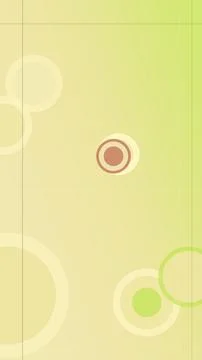 Soft abstract circle pattern in pastel green and yellow with a clean minima.. Illustrazione stock