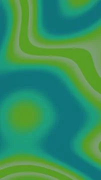Soft abstract composition in teal, green and muted blue, featuring rounded .. Stock Illustration