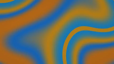 Soft abstract design combining deep blue and orange flowing bands with mute.. 스톡 일러스트