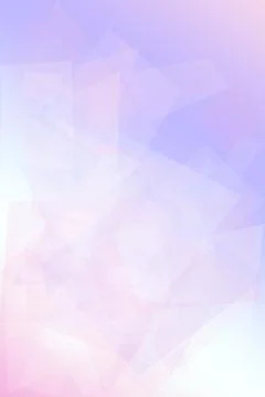 A soft abstract geometric backdrop with pastel pink and purple shapes, crea.. Illustrazione stock