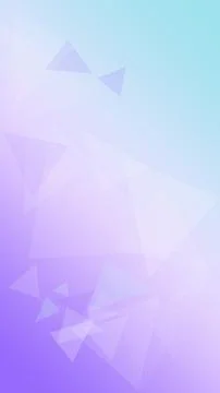 Soft abstract geometric triangles blend in light blue and lavender, creatin.. Illustrazione stock