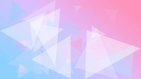 Soft abstract geometric triangles in a pink and blue gradient create a calm.. 스톡 일러스트