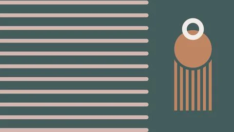 Soft Abstract Geometry Dots Background Illustrazione stock