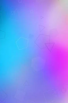 Soft abstract gradient backdrop with subtle geometric outlines in blue and .. 스톡 일러스트