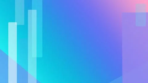 Soft abstract gradient background with translucent geometric rectangles in .. 库存插图