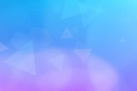 Soft abstract gradient background with translucent polygonal shapes in blue.. Stock Illustration