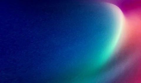 Soft Abstract Gradient Background With Turquoise Blue and Pink Hazy Texture.. Stock Illustration