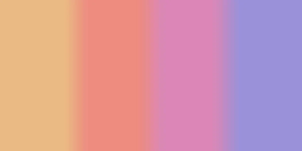 Soft abstract gradient background in warm peach, pink and violet tones, cre.. Stock Illustration
