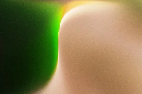 Soft, abstract gradient blending green and warm gold tones into a smooth, g.. Stock Illustration