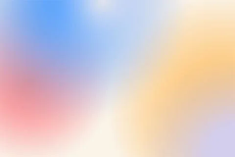 Soft Abstract Gradient Pastel Background Vector Stock Illustration