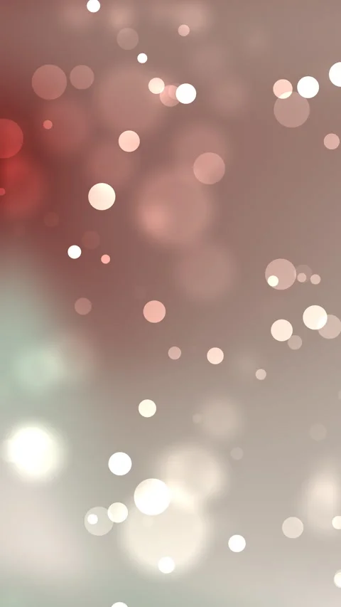 Soft Abstract Light Particles Drifting on Blurred Red and Beige Background Stock-Footage 334919246